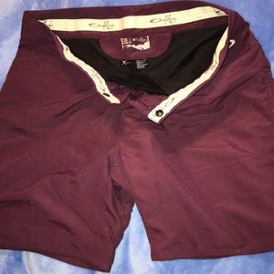 Women’s Oakley’s cycling shorts. Size Large